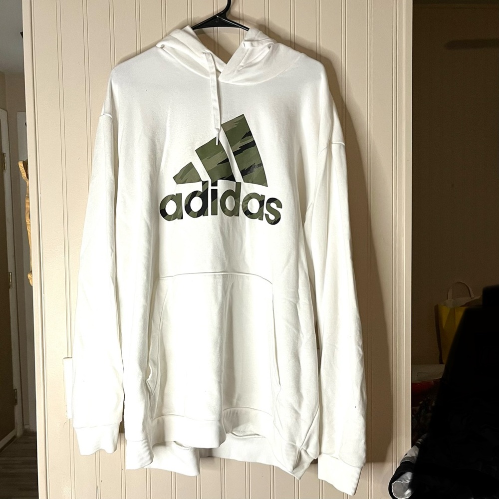 Men's adidas Camo Logo French Terry Hoodie size XL